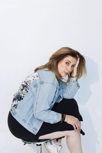 Giant Sequin Denim Jacket