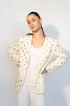 "Studded Beige Blazer"
