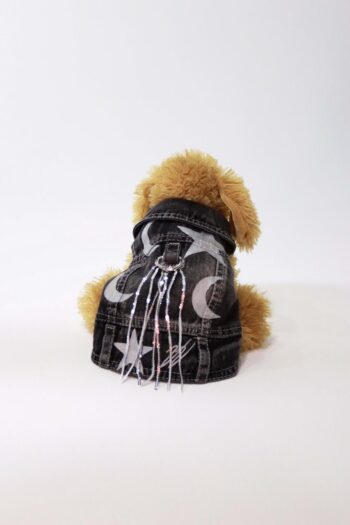 Silver Moon & Star Denim Vest