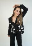 Floral Elegance in Black