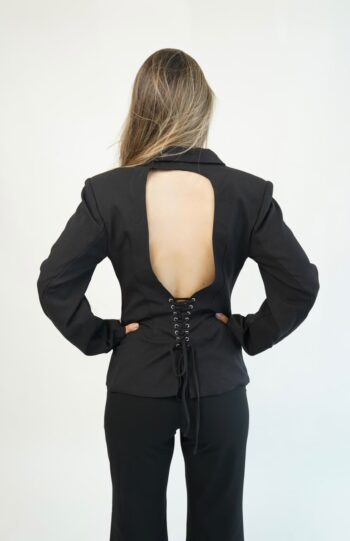 Black Corset Silhouette