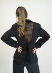 Minimalist Tie-Front Blazer